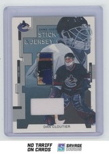 2002-03 ITG Between the Pipes Game-Used Stick and Jersey Dan Cloutier #GSJ-5