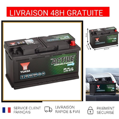 Batterie loisirs yuasa l36 - yuasa, l36-efb