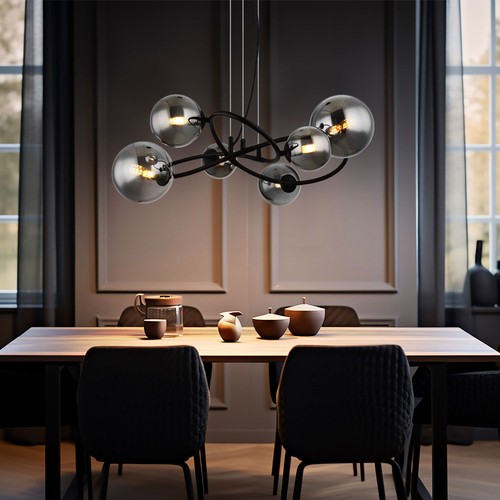 Suspension flammes led - suspension,