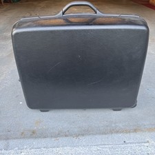 VTG Samsonite Profile II Large Black Hard Case Suitcase Wheels Side Pull “26x19”