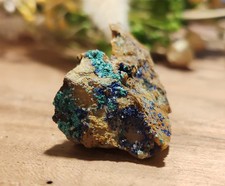 Azurite malachite brute