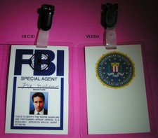 X-Files Badge identification de Fox Mulder X-Files Mulder FBI card replica