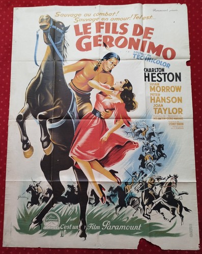 Affiche ancienne cinéma fils - ancienne,