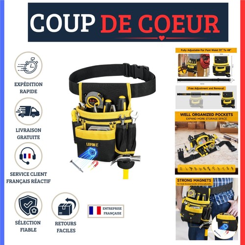 Ceinture porte outils ivodeela - ceinture,
