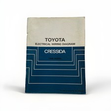 Toyota Cressida 1986 OEM Shop Service Repair Manual Wiring Diagrams Schematics