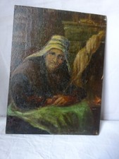 huile sur panneau bois