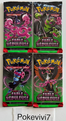 Booster cartes pokémon - x4,