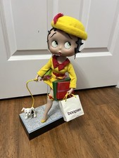 Betty Boop Danbury Mint Shopping Fenzy Porcelain Doll Pudgy Dog 1995