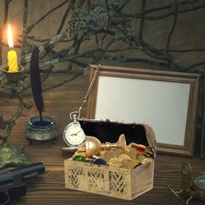  4 Pcs Boîte De Pirate Rétro