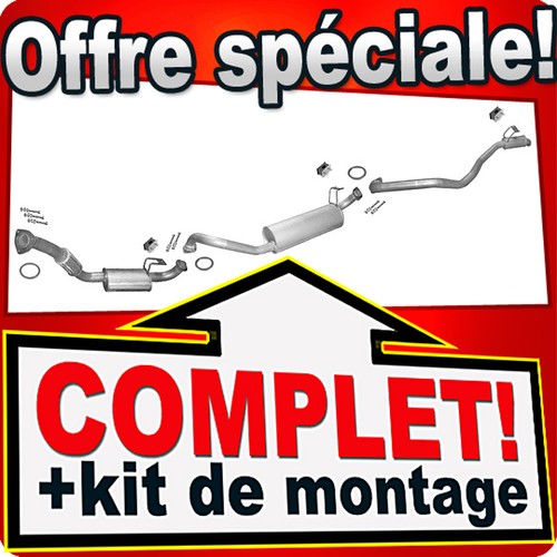 Ligne pot échappement pour - ligne,