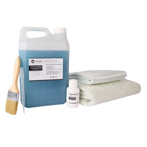 5kg resine polyester iso - de,