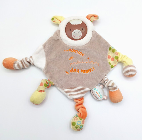 Doudou plat mouton - , à