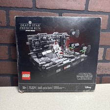 LEGO Star Wars 75329 Death Star Trench Run Open Box Damaged Complete