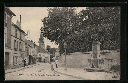 Cpa hay rue - l´hay,, et