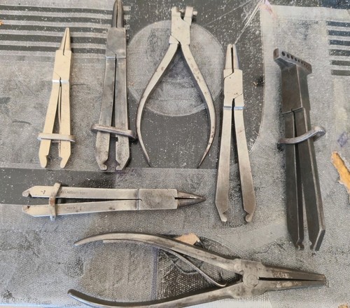 Lot outils horlogerie pose - outils,