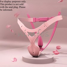 Male Chastity Cage Belt Long-lasting Adjustable Chastity Pants with CB Lock 