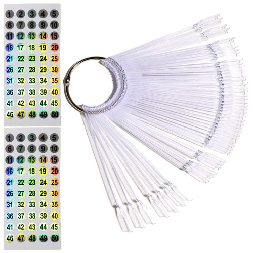 Pièces nuancier ongles - 50,