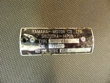 Ancienne plaque de cadre type