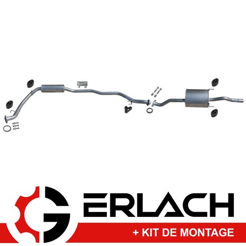 Echappement silencieux pour