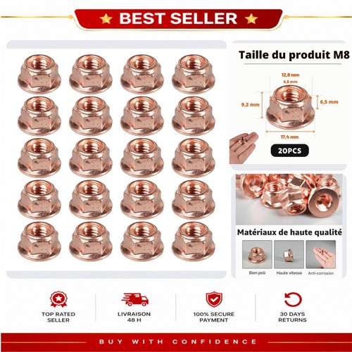 écrous collecteur - 20,