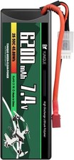 Batterie LiPo 7.4V 6200mAh 50C