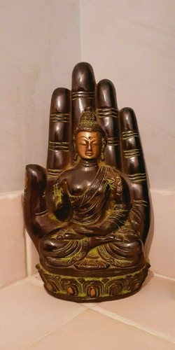 Statue bronze bouddha - bronze, 24