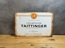 Plaque métal Taittinger 207