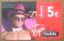VIRGIN MOBILE RECHARGE GSM 5€ PREPAYÉE PREPAID SCHEDA TÉLÉCARTE PHONE CARD CARTE