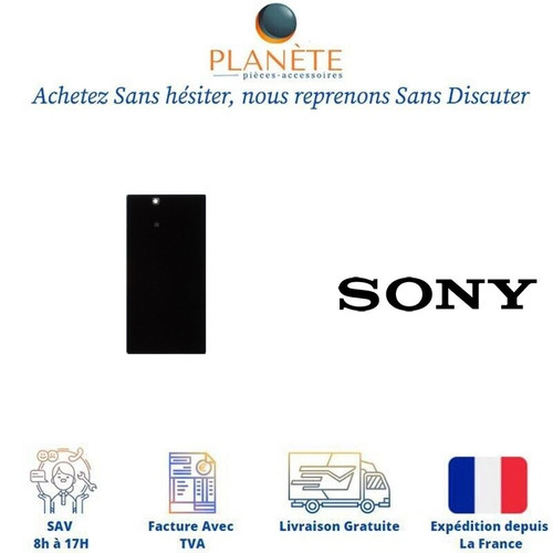 Cache batterie noir pour sony - pour,