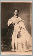 CDV 1865 Alexandra du Danemark Princesse de Galles Photo Hansen Wife Edward VII