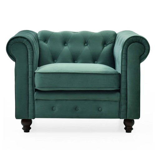 Fauteuil design velours - fauteuil,
