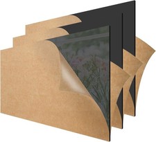 6 Pièces Plaque Acrylique Noir A4297x210 mm,1mm dÉpaisseur Plaque Plexiglas F...