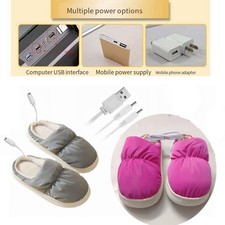 Profitez du confort et de la chaleur avec chauffe-pieds USB chaussons chauffants