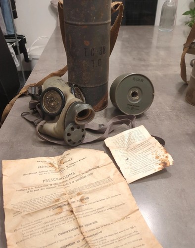 Masque gaz français - masque, ww2