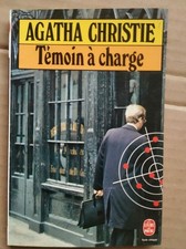 Agatha Christie : Témoin à charge / Le livre de poche  1985