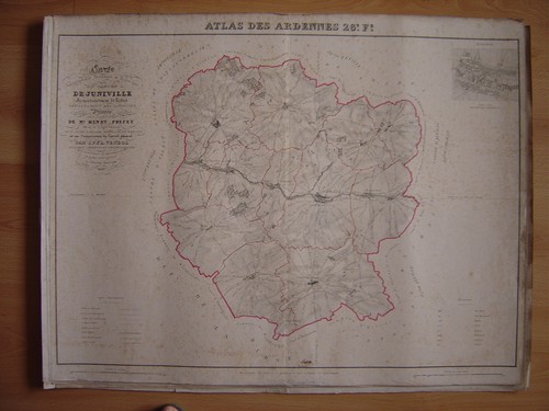 Carte ardennes 1837 - carte,