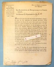 ● Circular Year 4 of the Republic National Wood Sale Houses Parks 1796