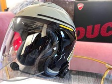 Arai VZ-RAM x Ducati D.SCR MILESTONE Jet Helmet S:55-56cm From Japan