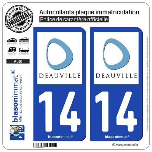 Stickers plaque - de,