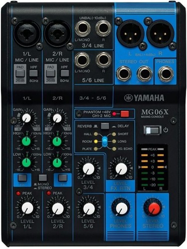 Yamaha mg06x 6ch mixing - 6ch,
