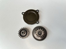 OEM 08-14 KAWASAKI KFX450R STARTER LIMITER REDUCTION IDLER IDLE GEARS & COVER