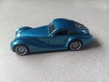 2008 Matchbox Beautiful Blue Metallic Morgan Aeromax 2009 - 1:64 Excellent 