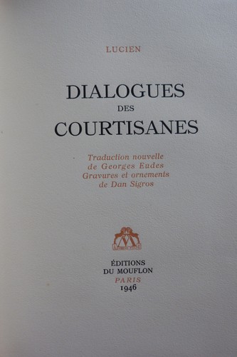 Lucien dialogues des - lucien,