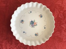 Plat à Tarte Provincial Bouquet Stoneware D 25 cm