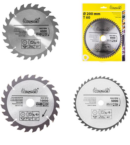 Lame scie circulaire tct en - lame, de