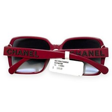 Chanel Sunglasses ch5408-A 1769/S6 Bordeaux Red Black Logo (No Case)