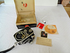 Vintage Paillard Bolex B8L 8mm Movie Camera W/ Lenses And Box