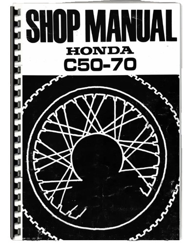 Honda c50 c70 - c50, shop