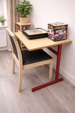 Bureau Enfant Réglable Rouge