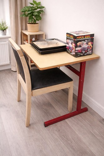 Bureau enfant réglable rouge - bureau,